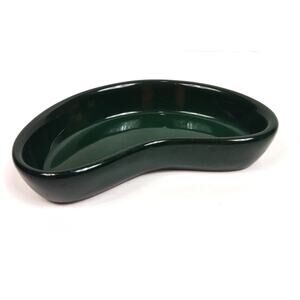 Zilla Pet Reptile & Amphibian Terrarium Green Kidney Dish Food & Water Bowl NEW